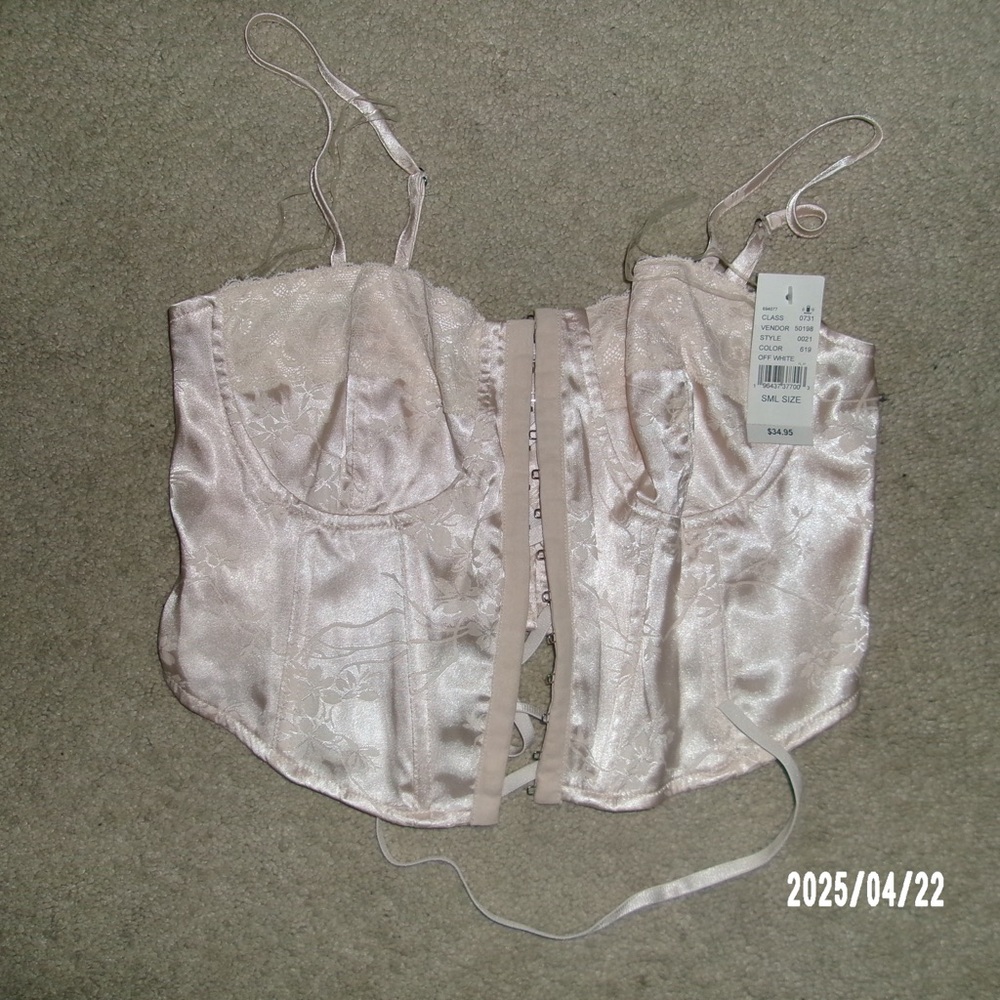 Elegant Light Pink Bustier